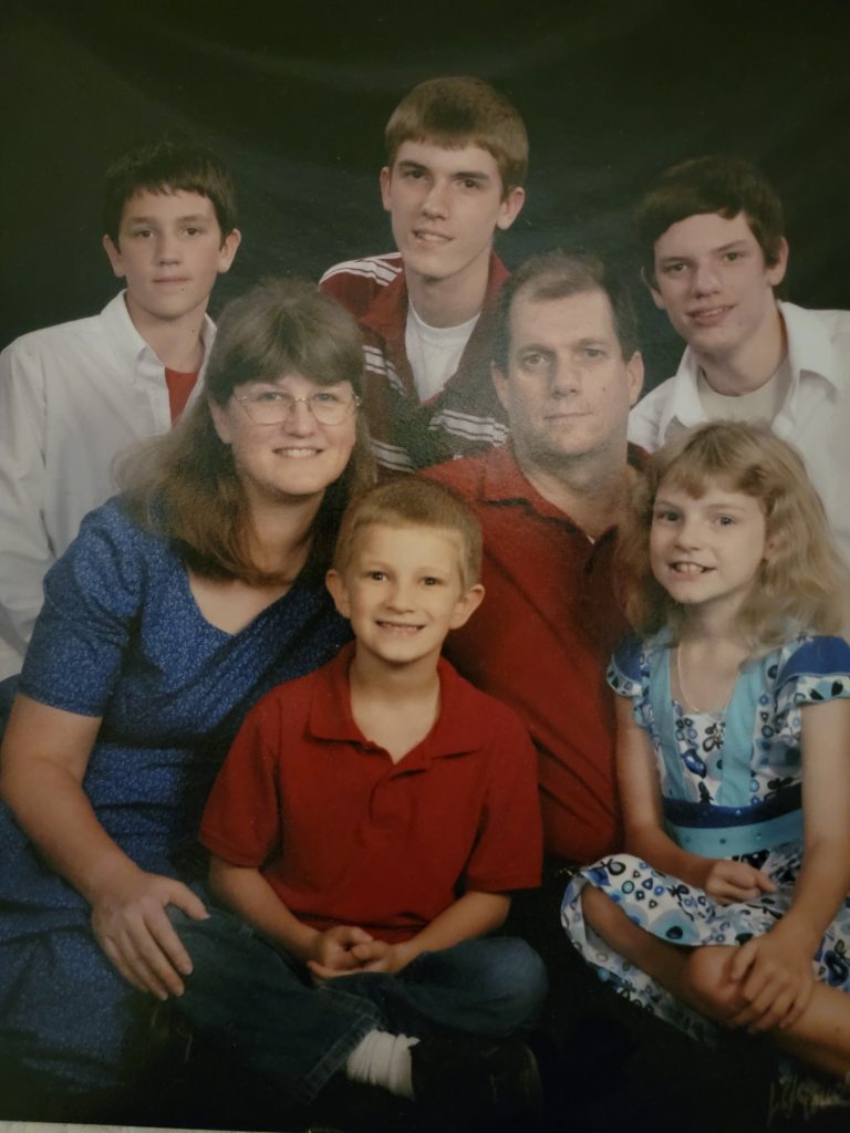 The Huckaby family a long time ago